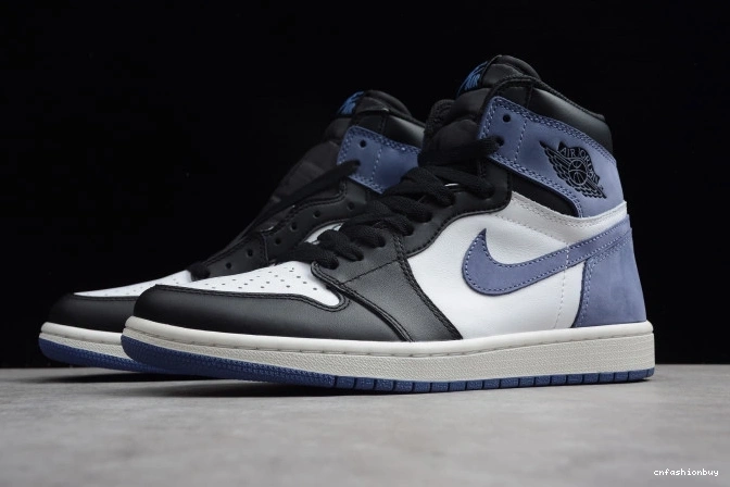 Moon Jordan High 1 555088-115 OG Air Retro Blue 1212